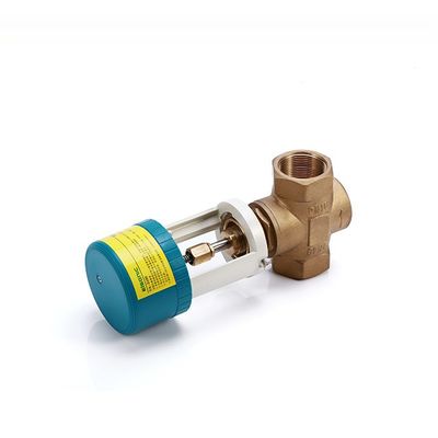 Normale temperatuur 24v lineaire actuator elektrisch gemotoriseerde klep voor het beheersen van gekoeld water