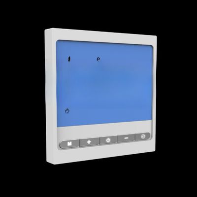 Smart Room Control thermostaat met acryl touchscreen en werkomgeving