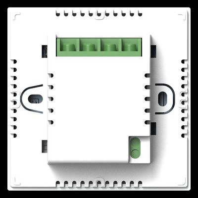 Smart Room Control thermostaat met acryl touchscreen en werkomgeving