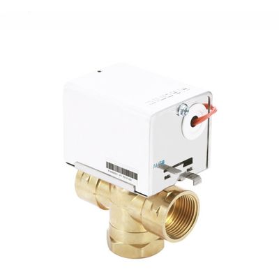 DN20 220v digitale waterventilator spoel Messing elektrisch gemotoriseerd zone klep met Messing materiaal