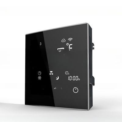 Volledige touchscreen thermostaat voor programmeerbare verwarming en koeling van ventilator spoel eenheid