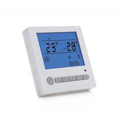 Digitale vloerverwarmingsthermostaat met externe sensor en temperatuurbereik van 5-35C