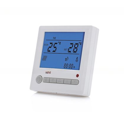 Digitale vloerverwarmingsthermostaat met externe sensor en temperatuurbereik van 5-35C