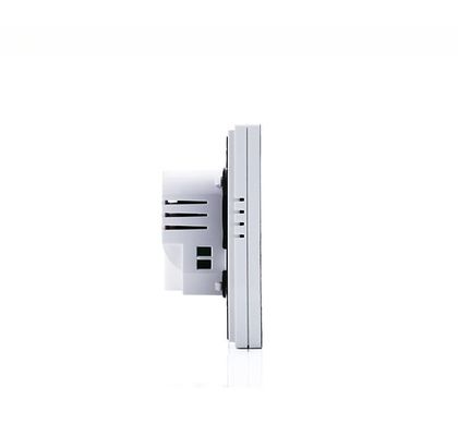 Witte lcd-kamertermostaat met digitale scherm 5 1 1 programmeerbaar KNX compatibel