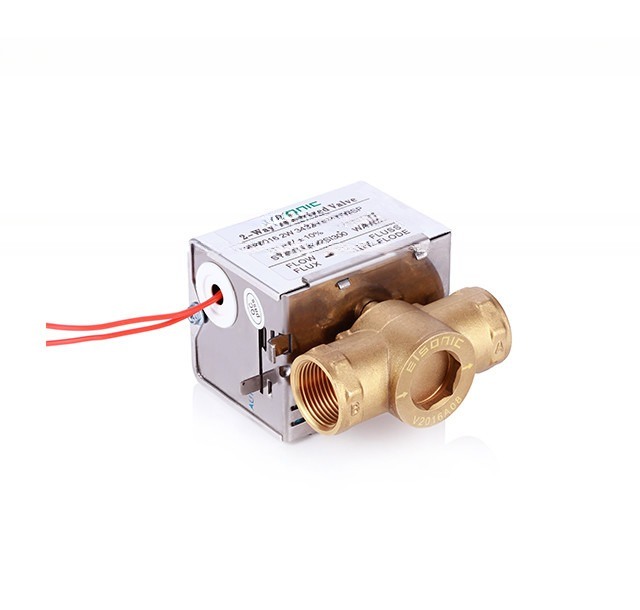 2 Way ON/OFF elektrisch water/diverter gemotoriseerde zone klep voor chiller en CDU HVAC