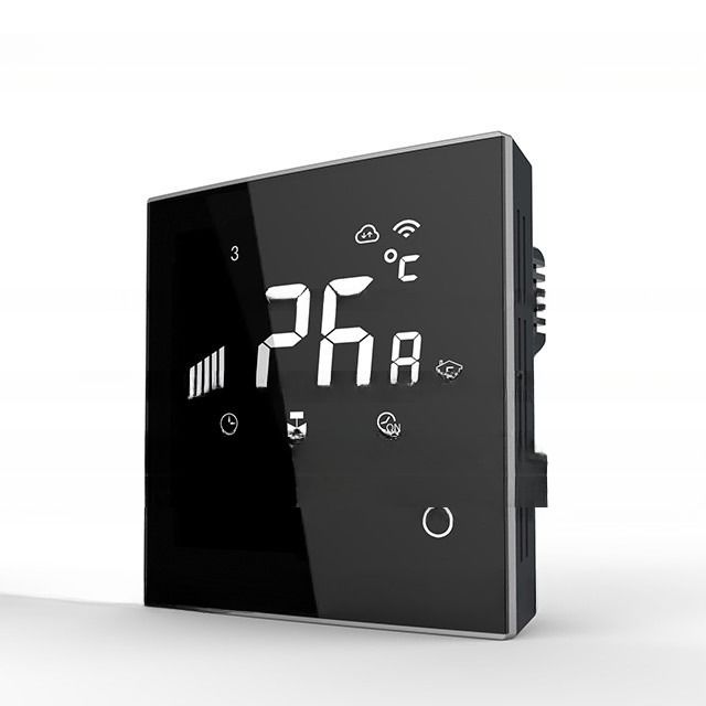 Vloerverwarmingssystemen Digitaal lcd-aanraakscherm thermostaat voor temperatuurbereik 5-35C