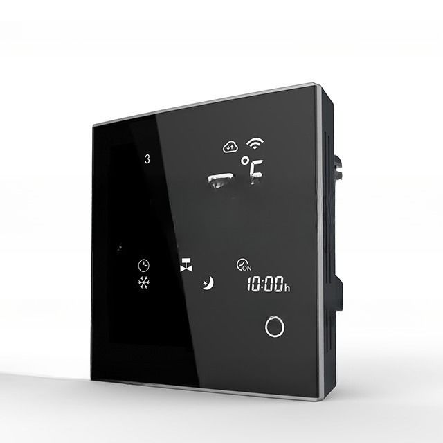 Acryl touchscreen lcd wifi thermostaat voor slimme kamertemperatuurregeling 100-240VAC